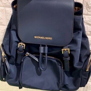 Michael Kors Abbey large cargo backpack.